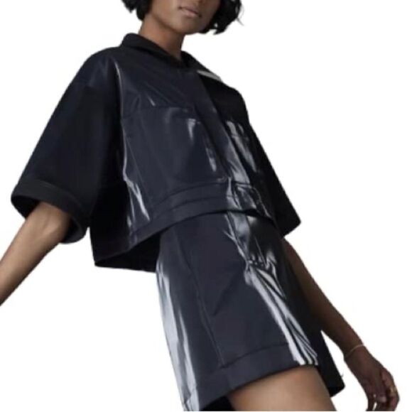 Adidas Blue Version High Shine Skirt 💎RARE💎 - Picture 7 of 12